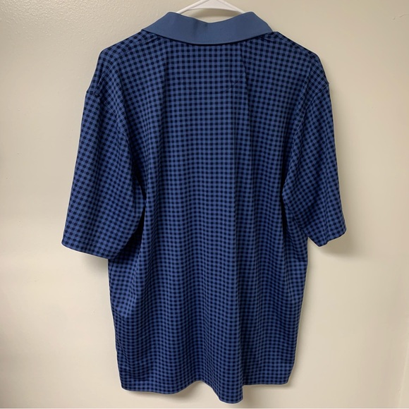 Brooks Brothers Buffalo Plaid Checked Blue Black Polo‎ Size Large - Picture 3 of 6
